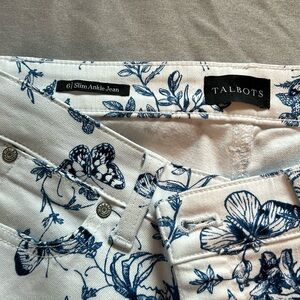 Talbots slim ankle Jean